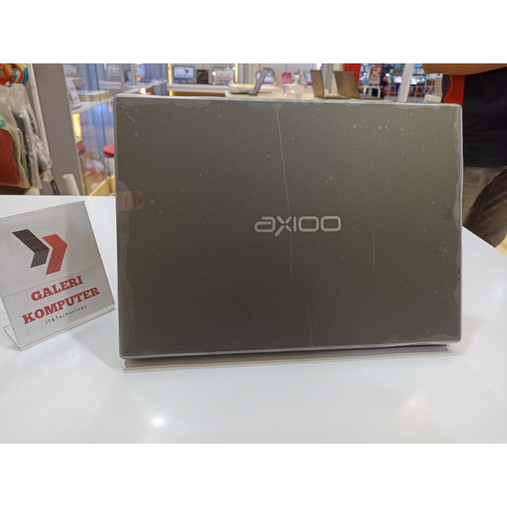LAPTOP SEKOLAH AXIOO MYBOOK 14F INTEL N4020 8GB 512GB 13.3&quot; 2K IPS WIN10PRO GREY