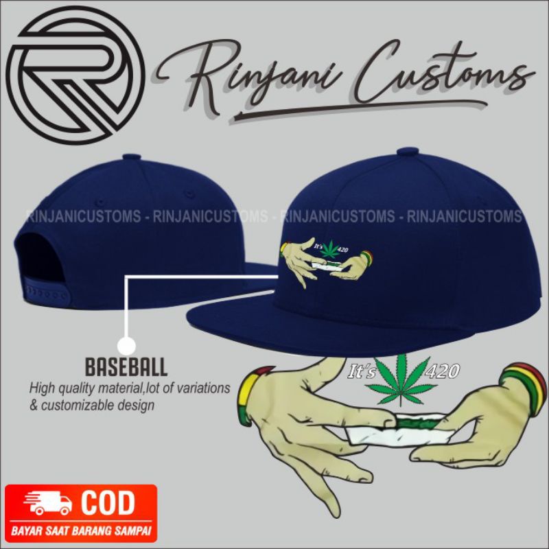 TOPI SNAPBACK LGN GRATIS NAMA BISA BAYAR COD-TOPI LINTING GANJA-TOPI 420-TOPI LGN