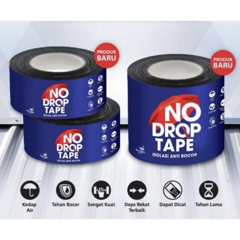 No Drop Tape Isolasi Anti Bocor Lakban Perekat Penambal Bocor