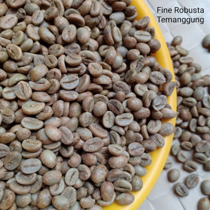 

BISA COD Green Bean Fine Robusta Temanggung /KOPI RUBE/KOPI SLB/KOPI KAPAL API/KOPI RUBE