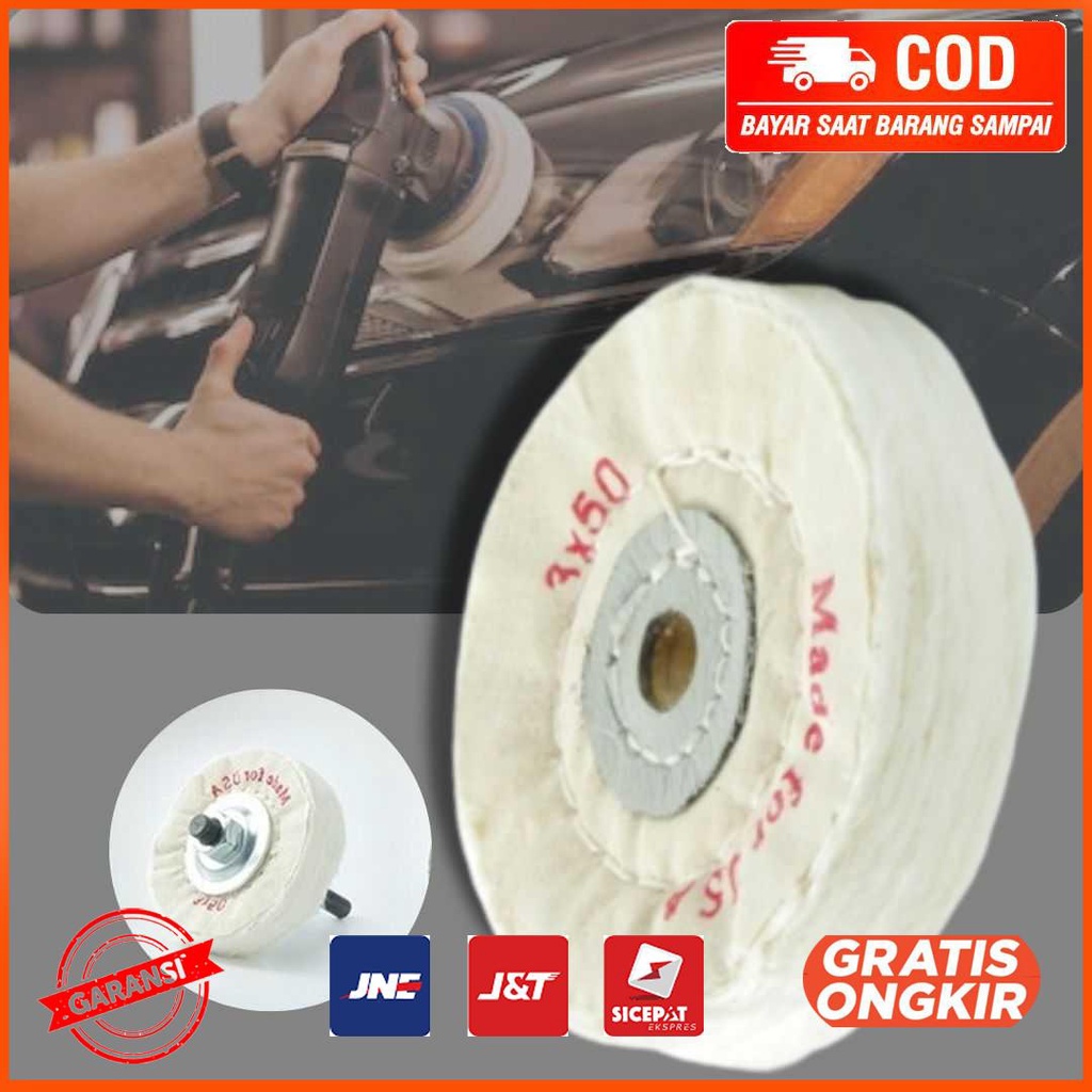 Pad Poles Buffing Pad Polishing Wheel 75 mm untuk Bor AHC710