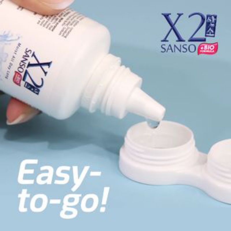 Cairan Softlens X2 Sanso Bio 120ml / Air Soflen X2 Sanso bio 120ml