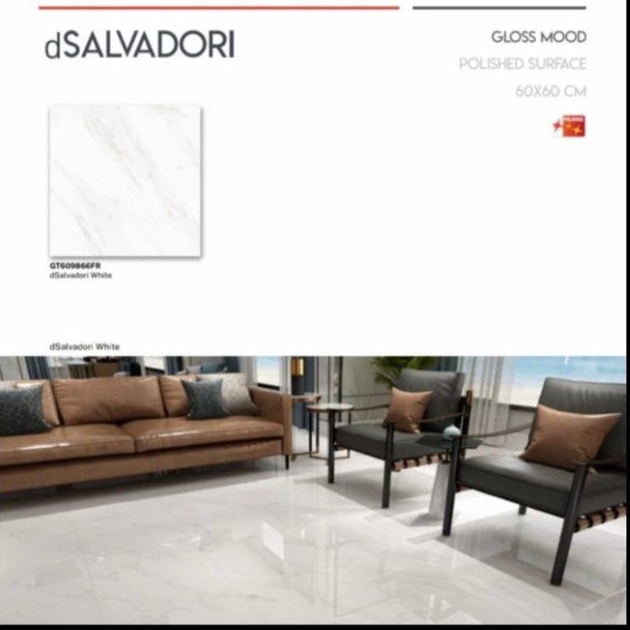 Roman Granit dSaldovari White 60x60 GRADE A