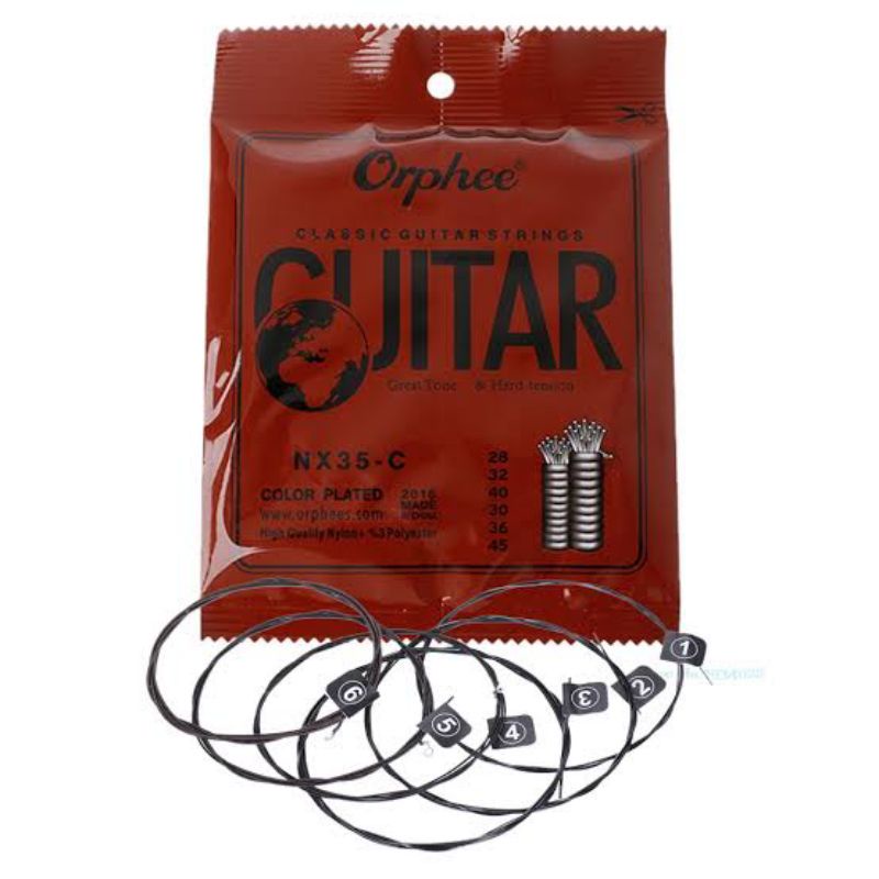 SENAR GITAR CLASSIC SENAR GITAR NYLON ORPHEE NX 35 ORPHEE NX 35 C ORIGINAL
