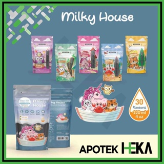 Image of Milky House Kantong ASI 120 ml isi 30 pcs - Breast Milk Storage Bags (SEMARANG)