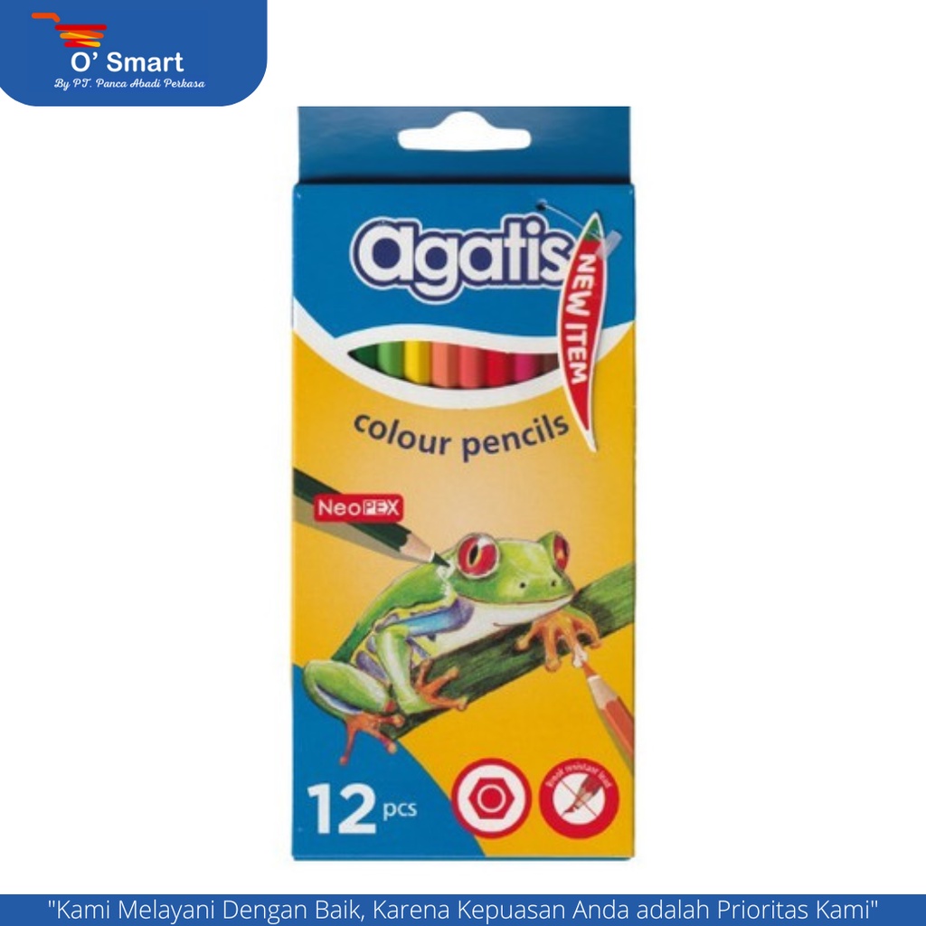 

AGATIS PENSIL WARNA 12 PANJANG NH-C12