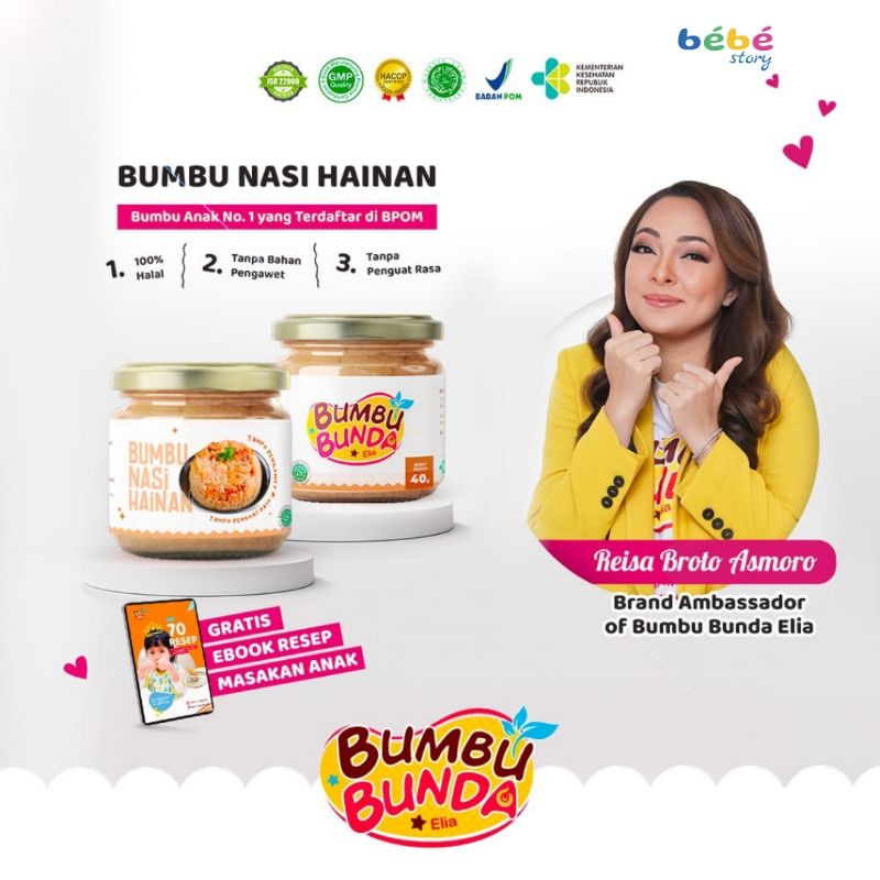 

BUMBU BUNDA ELIA NASI HAINAN BUBUK NON MSG NON PENGAWET