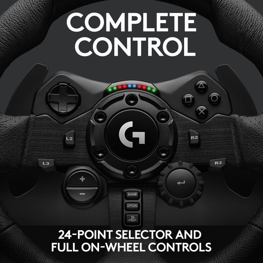 Logitech G923 True Force Steering Wheel and Pedals for PC / PS4 / PS5