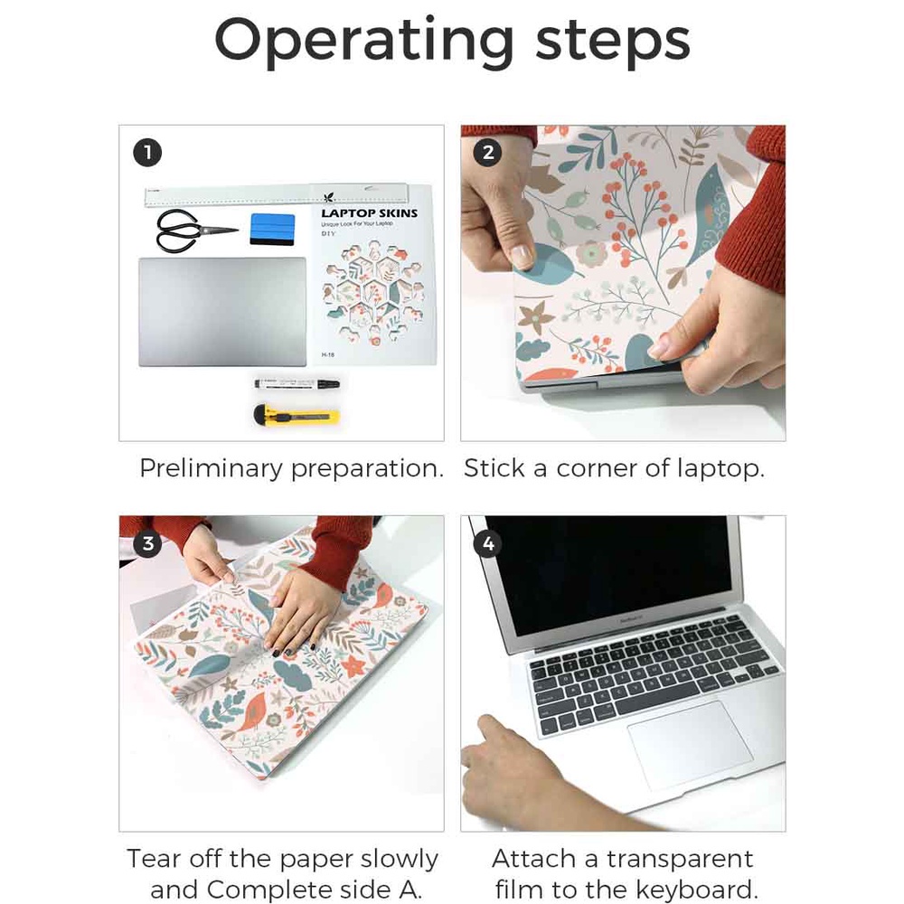 1pc Universal Bebas Potong COD Menyesuaikan 12 13 14 15.6 Inch Cover Laptop Stiker Skin Untuk Lenovo S435 S436 S500 U31-70 U330 U41-70Quote Kata Kata Kata Terkenal Lembaran Decals