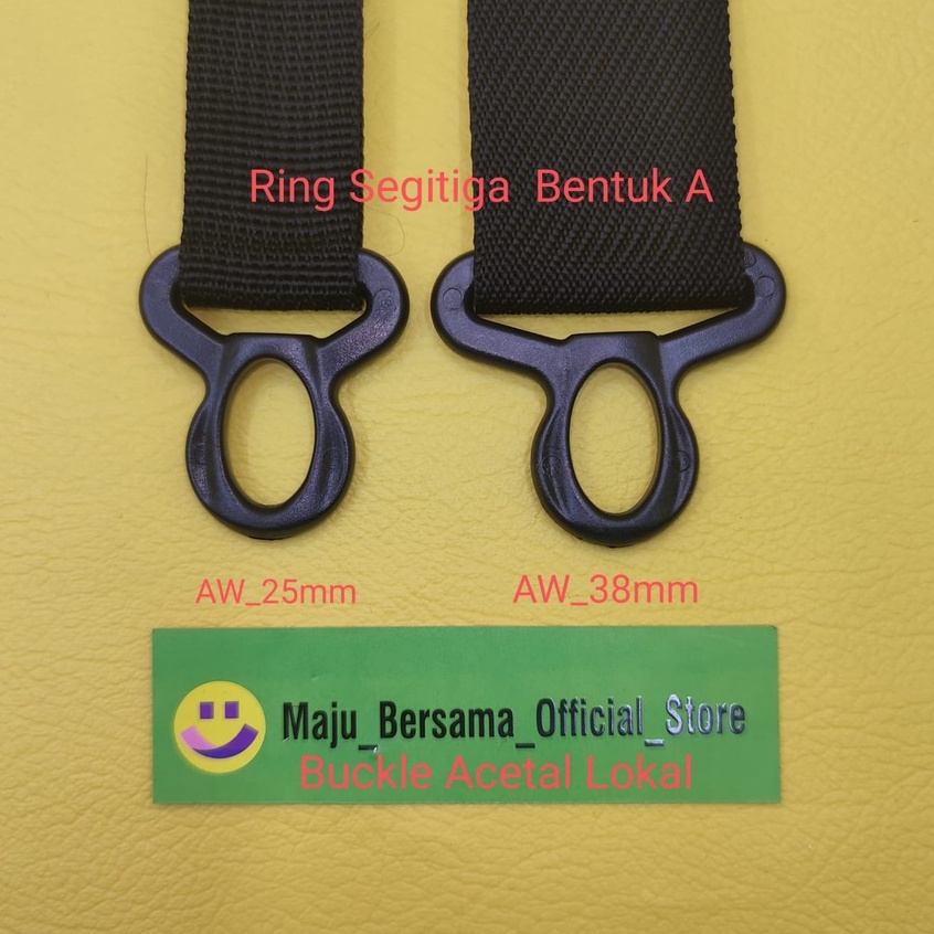 Buckle Acetal Lokal - RING Segitiga Bentuk A ( AW ) SK1