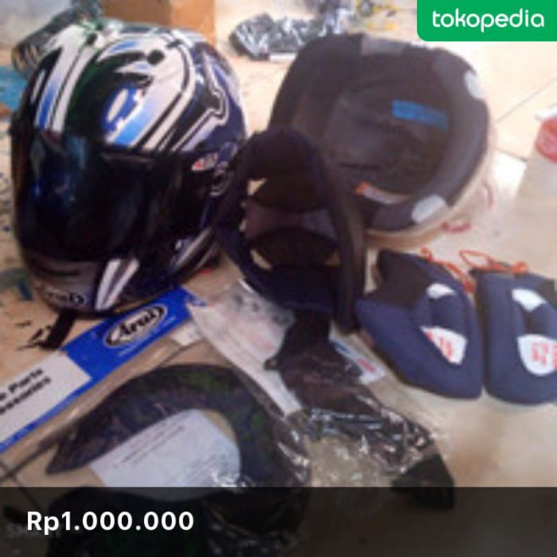 busa set ala arai rx7x dan visor ala arai