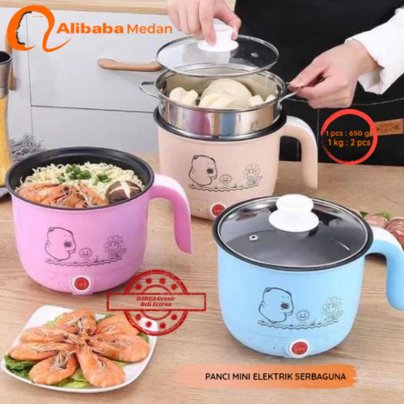 Alibaba Medan Panci Listrik Multifungsi Panci Elektrik Mini Multifungsi Panci Steamer Serbaguna