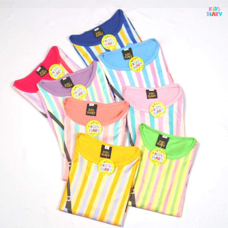 Baju Atasan Kaos Anak Perempuan Bahan Katun Kids Diary Audresy Top