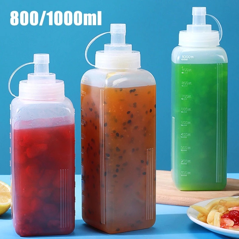 Botol Bumbu Remas Bumbu Anti Debu Multi Ukuran/Wadah Botol Bumbu Saus Plastik Rumah Tangga