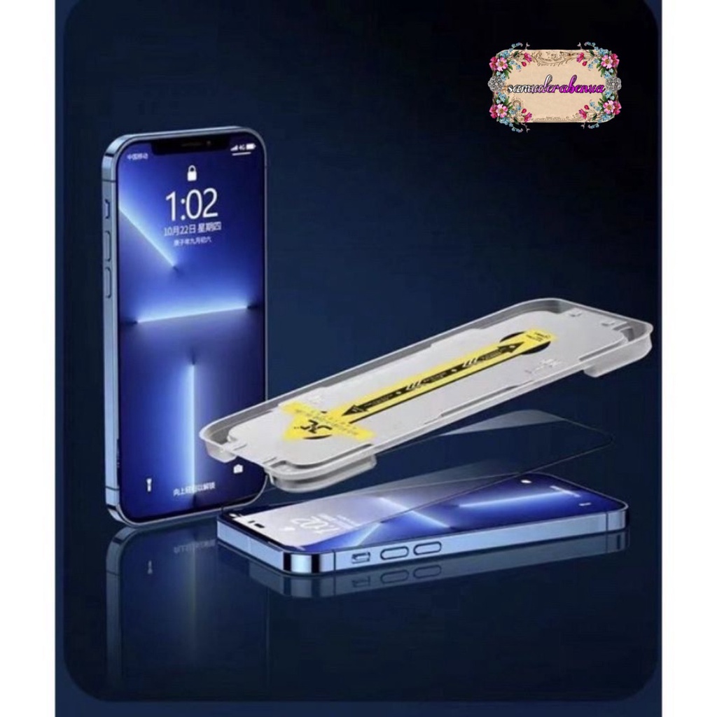 TEMPERED GLASS SUPERFIT IPHONE X XS XR MAX 11 12 PRO MAX SPY PRIVACY &amp; CLEAR BENING PEMASANGAN SANGAT GAMPANG CLEAR SPY SB4475