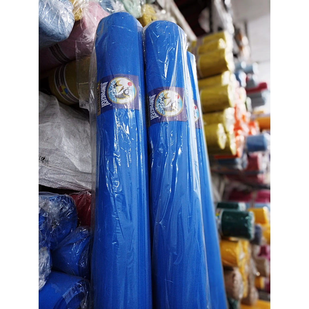 KAIN JUMPING FISH WARNA BIRU 228B