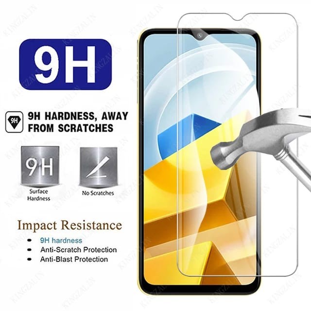 POCO M5 M5S / M4 PRO 4G / M3 / M3 PRO 5G TEMPERED GLASS SCREEN GUARD ANTI GORES KACA