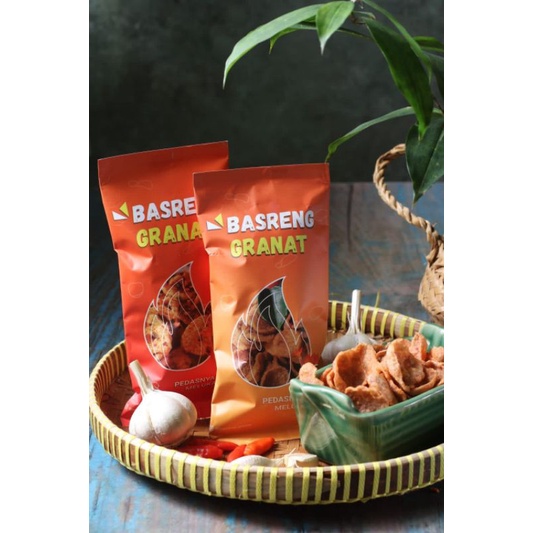 

Basreng Granat 100gram Basreng rasa daun jeruk Basreng pedas Bakso goreng 100gr