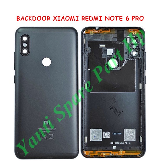 Backdoor Tutup Belakang Xiaomi Redmi Note 6 Pro Original New