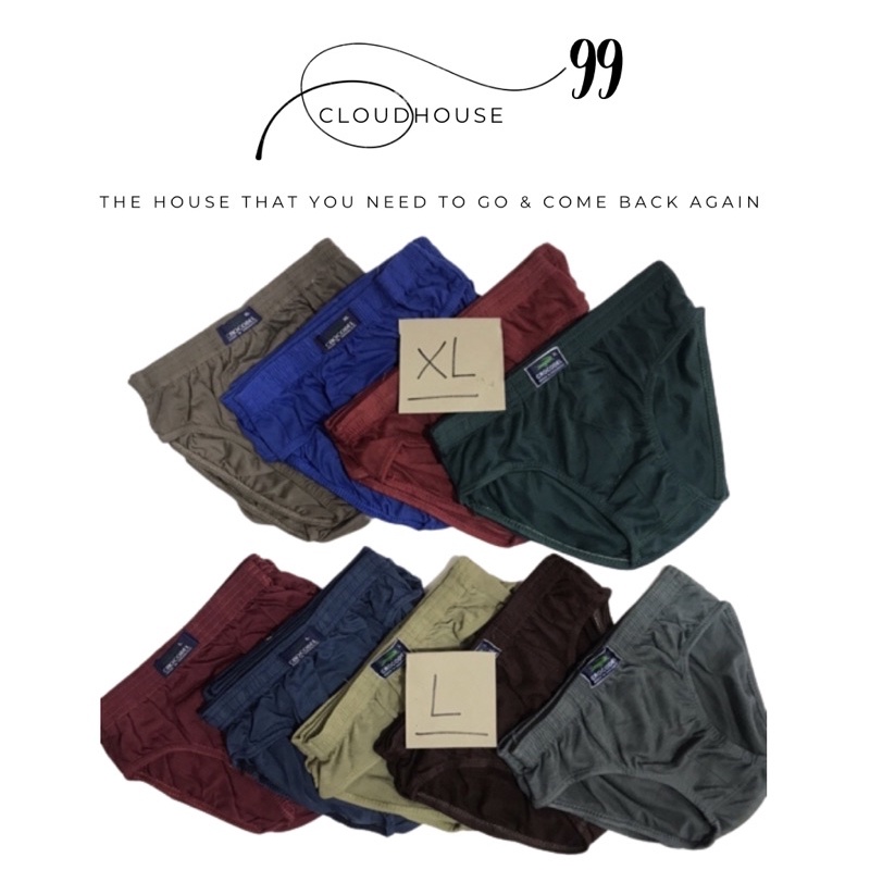 TERLARIS HARGA 1 PCS Celana Dalam Pria | Celana Dalam Pria Crocodile CD Laki Laki Dewasa Bahan Katun