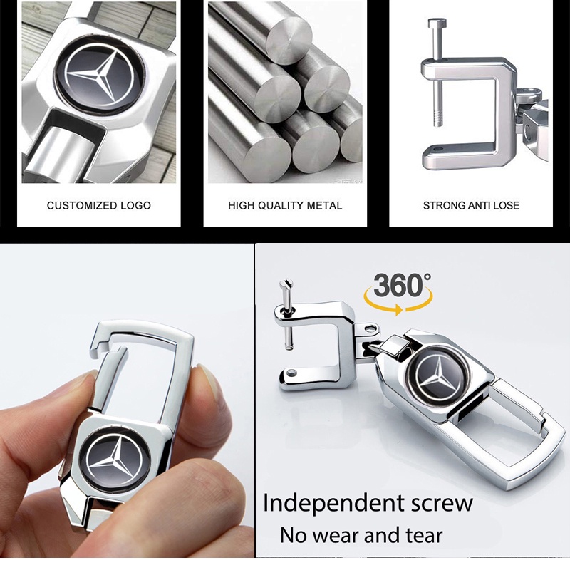 Case Kunci Mobil Bahan Kulit Untuk Mercedes Benz W203 W210 W211 W124