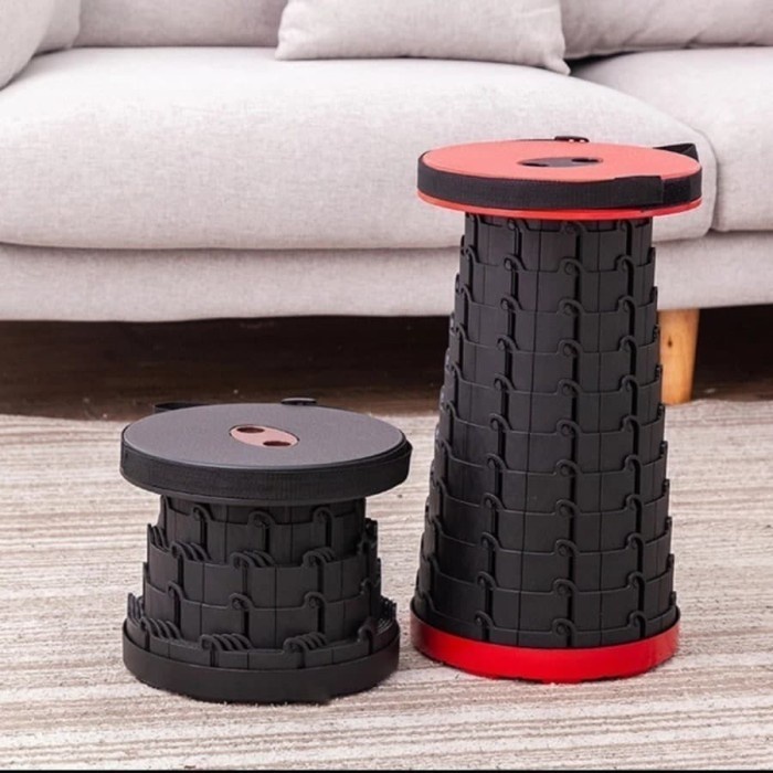 barokah gamis Telescopic Foldable Stool | Kursi Lipat Sangat Kuat dan Simple