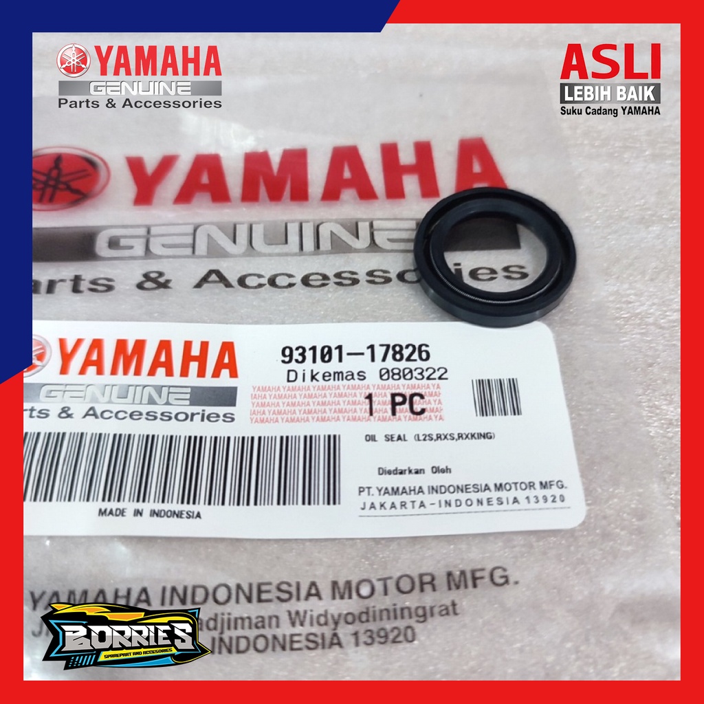 SEAL SELAHAN RX KING ASLI ORI ORIGINAL YAMAHA YGP 93101-17826