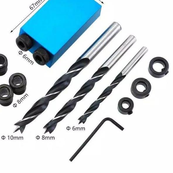 Paket Hemat Dowel Jig + Rdeer Pocket Hole Jig