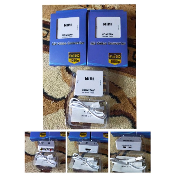 Mini Box HDMI2AV / HDMI TO AV RCA, Converter  AV2HDMI / AV RCA TO HDMI
