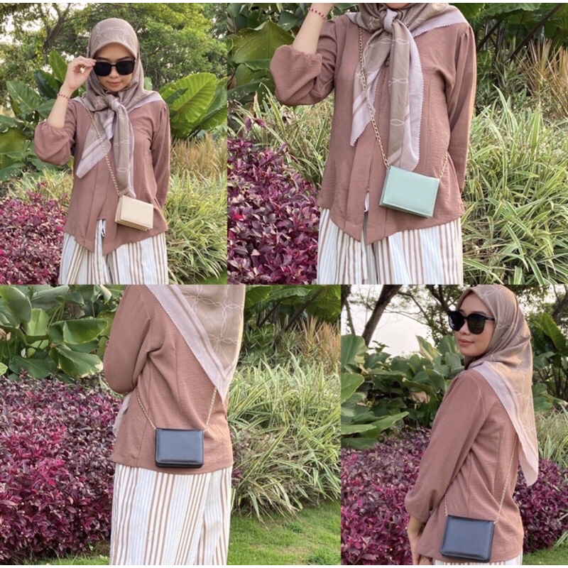 Dompet Selempang Wanita / Dompet Mini / Dompet Wanita Terbaru / Dompet Tali Rantai Melodi