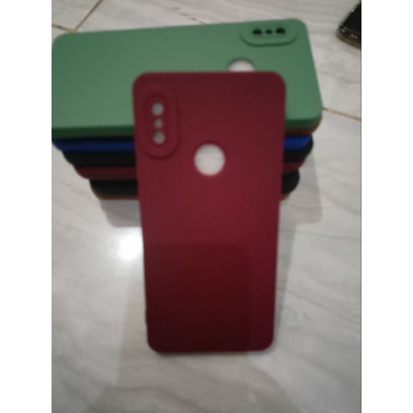 Softcase pro camera macaron redmi note 5