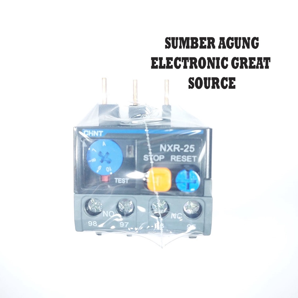 CHINT Overload 7-10A CHNT NXR25 Thermal Overload Relay Asli
