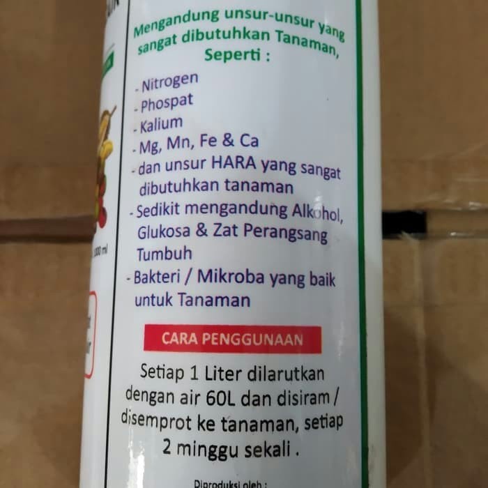 Pupuk Organik Cair SUPER GROW kemasan besar 1000 ml