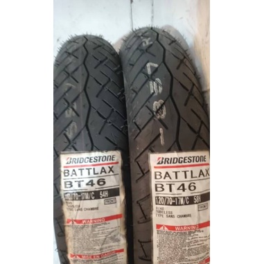 Ban battlax bt46 110/70-17 dan 120/70-17
