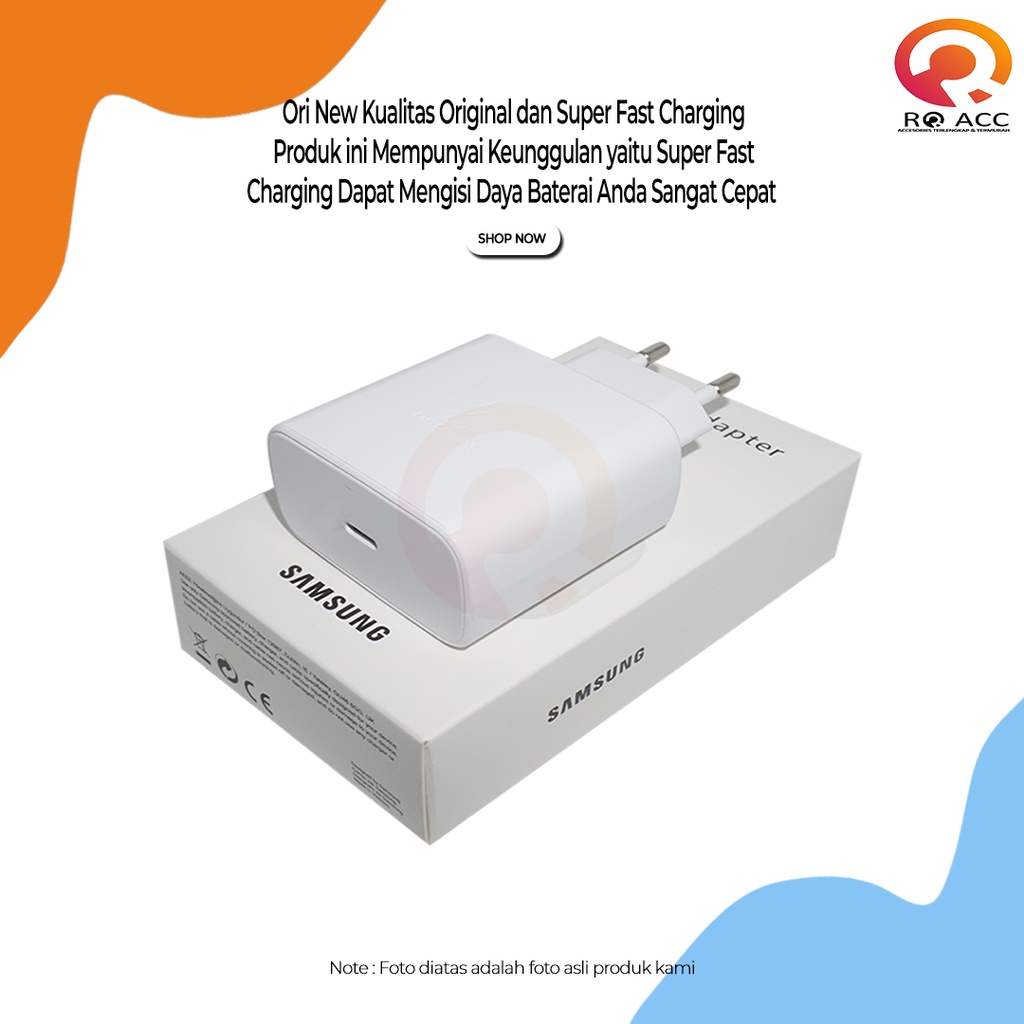 [RO ACC] BATOK HEAD KEPALA CHARGER PD SAMSUNG 45W SUPER FAST CHARGING