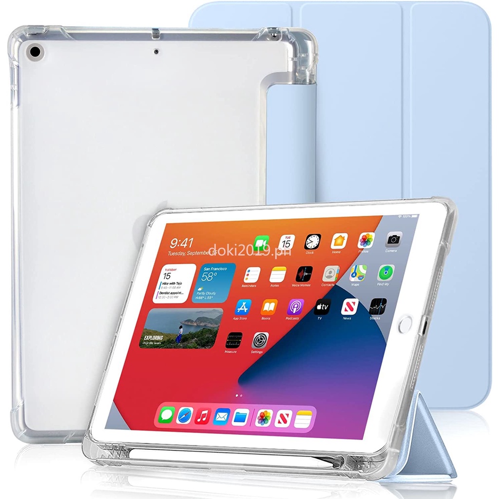 Case Dengan Holder Pensil Untuk iPad 10.9 2022 10.2 air 3 Pro 10.5 9th 8th 7th Gen 2021 A2602 A2603 A26004 A2605 A2198 A2197