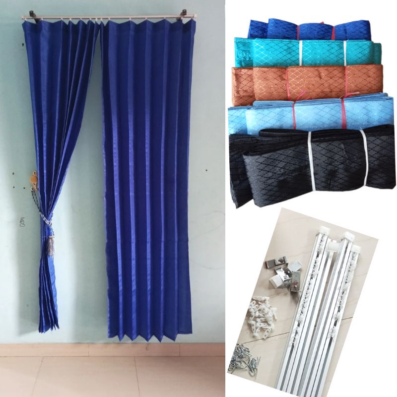 Gorden Jendela & Pintu  1 Set / Gorden paket Lengkap
