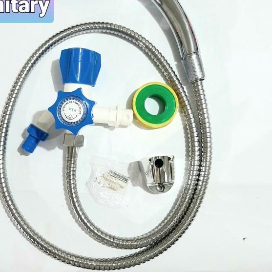 hand shower murah shower mandi murah shower toto murah set kran cabang - pvc