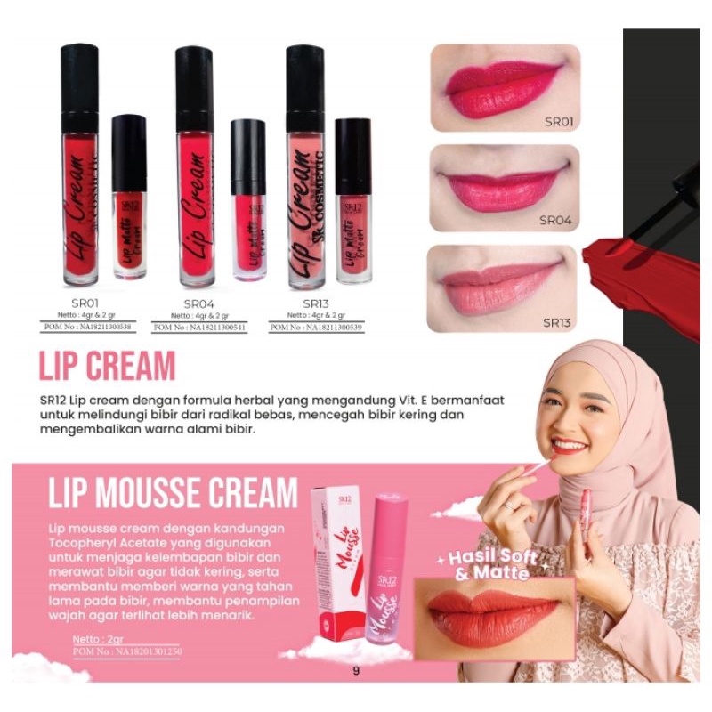 Lip Cream sr12 / Lip Matte Sr12