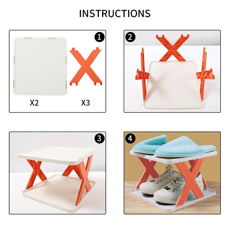 RAK SEPATU X SUSUN 4 DAN SUSUN 5