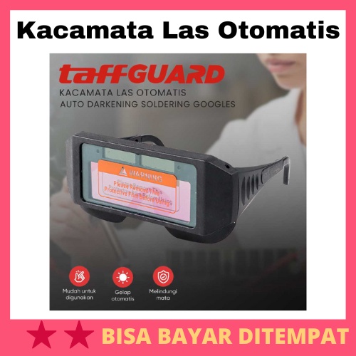 Kacamata Las Otomatis Auto Darkening Soldering Googles / Kacamata Las Ngelas Laser Solder Soldering 