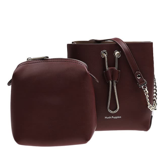 Hush Puppies Tas Scarlette Bucket L In Wine BC91022WN