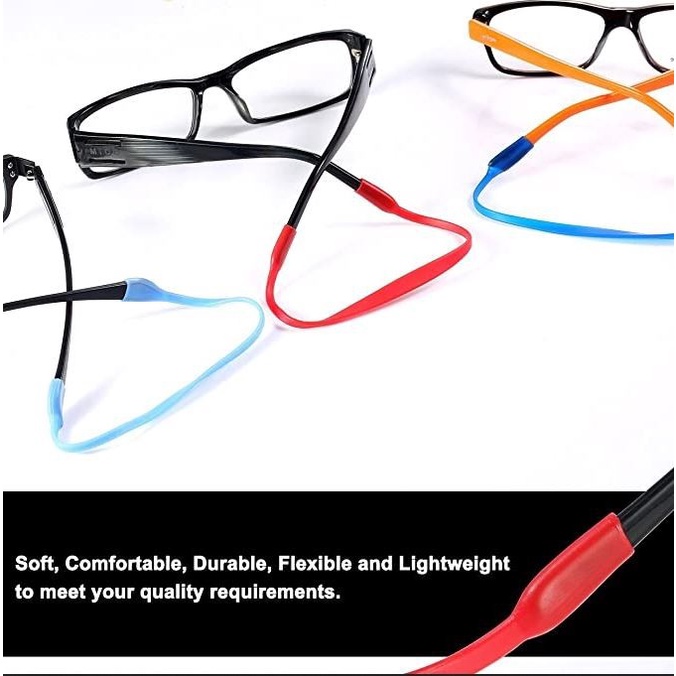 Tali Kacamata Silicone Anti-slip Sports Eyewear Retainer Eyeglass String