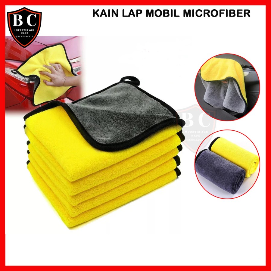 KAIN LAP MOBIL MICROFIBER 30X40 - KAIN LAP SEBAB GUNA MICROFIBER 30X40 - BC