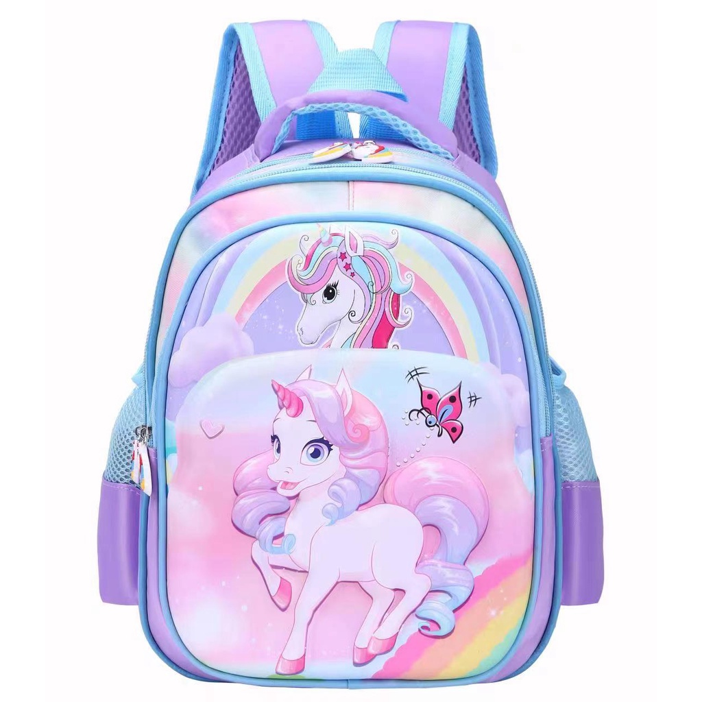 TAS RANSEL ANAK SEKOLAH LAKI LAKI TK / PAUD GAMBAR SUPER DAN KUDA AJAIB JAGOAN MOTIF EMBOS TIMBUL 3Resleting IMPORT ( HPP Happy 12inch 3- 4 Tahun )