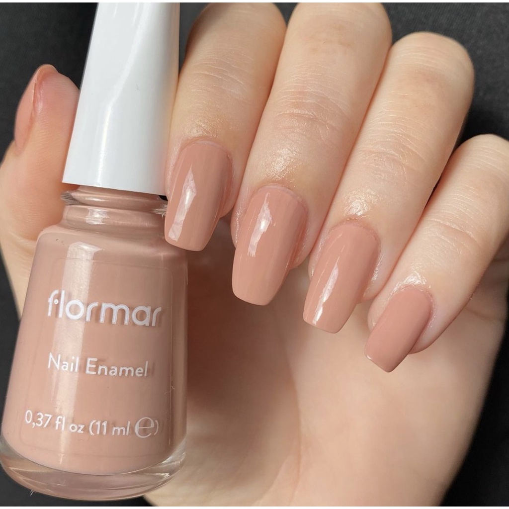 510 AGATE - NAIL POLISH FLORMAR NEW FORMULA MAXI BRUSH ORIGINAL TURKI - BASE COAT - TOP COAT - KUTEK