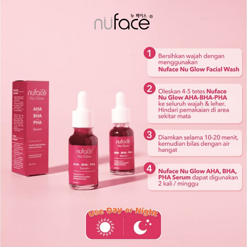 Nu Face Serum AHA BHA PHA / peeling serum 20ml