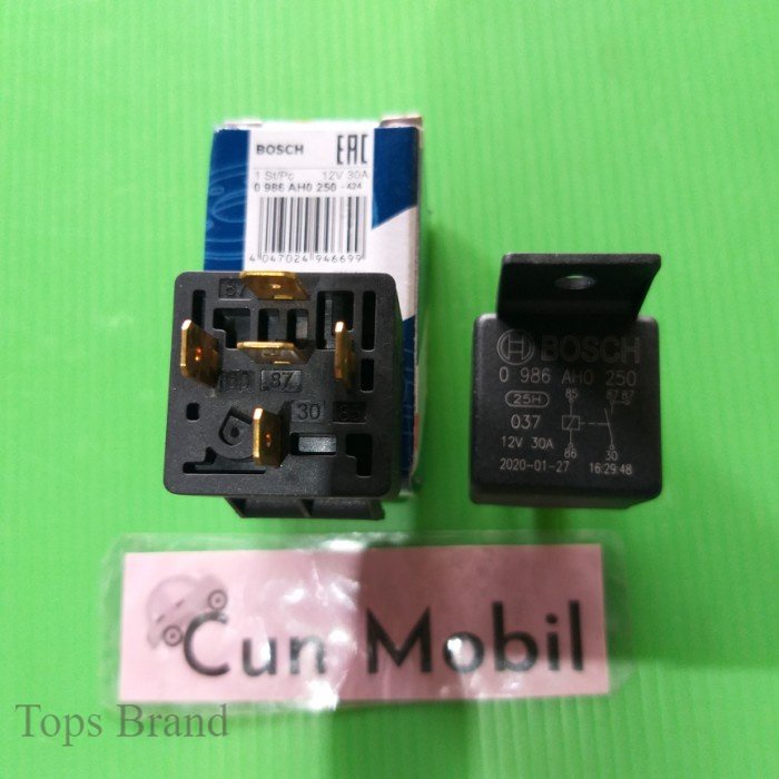 RELAY BOSCH 12V 30A KAKI 5