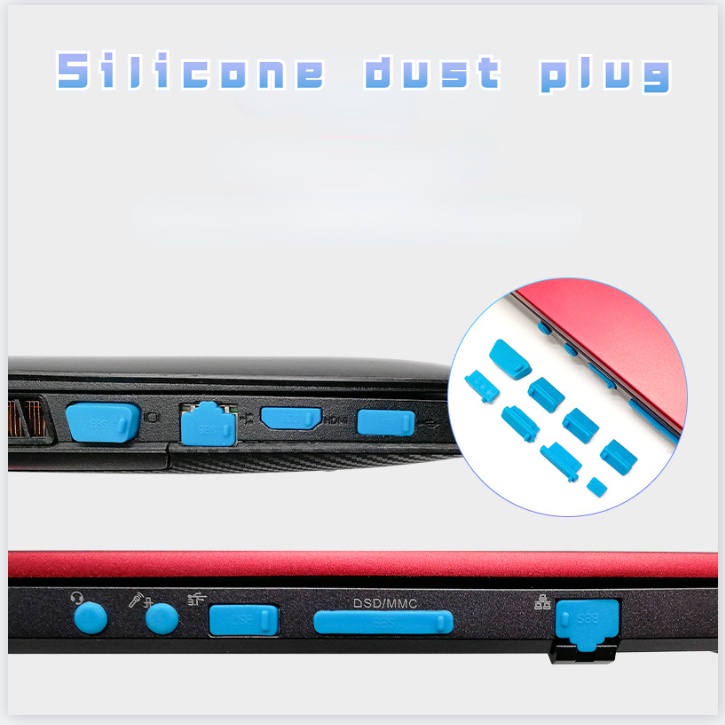 Set dust plugs USB port universal 16 Tipe c u Untuk laptop