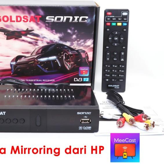 Set Top Box TV Digital GOLDSAT SONIC DVB-T2 STB Terrestrial